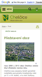Mobile Screenshot of chelcice.cz